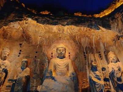 洛阳龙门石窟景区，洛阳龙门石窟景区图片