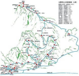 峨眉山一日游路线图，峨眉山景区一日游攻略