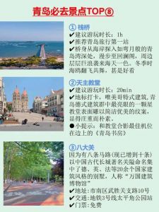 青岛旅游路线规划，青岛旅游路线规划图手抄报